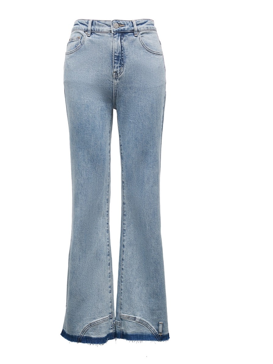 T ZONE AYA ZHI [COLLECTION] VERO MODA JEANS MICRO FLARE SLIT HIGH-WAISTED JEANS WOMENS FASHION VERSATILE