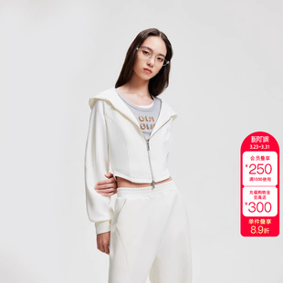 潮流 连帽卫衣女士时尚 绫致ONLY春夏休闲百搭显瘦长袖 短款