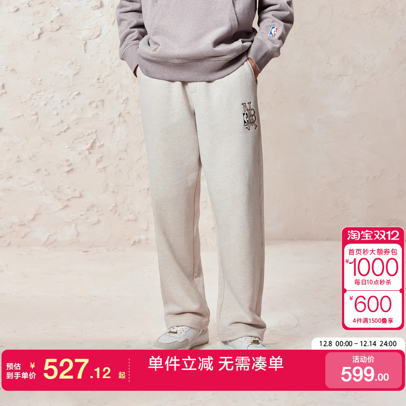绫致杰克琼斯男装秋卫裤NBA联名款宽松口袋松紧抽绳长裤裤子