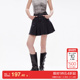 腰带装 绫致ONLY2025秋季 新款 饰A字百褶短裙牛仔半身裙女