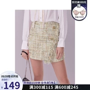 [聚] CHỈ mùa thu nước hoa nhỏ mới Một từ váy ngắn váy nữ 119116551 - Váy