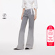 牛仔裤 绫致ONLY秋冬新款 长裤 喇叭裤 女 做旧水洗修身