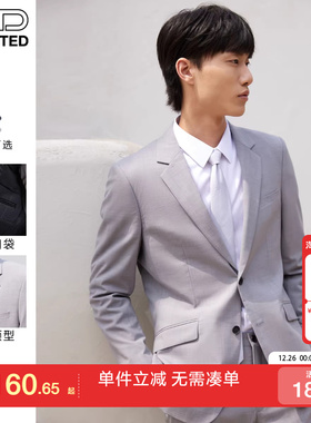 [专区到手1折起]绫致SELECTED思莱德纯色含羊毛合体正装西装外套