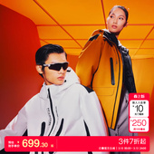 tq区绫致杰克琼斯24年秋冬宽松多功能连帽印花户外羽绒服潮