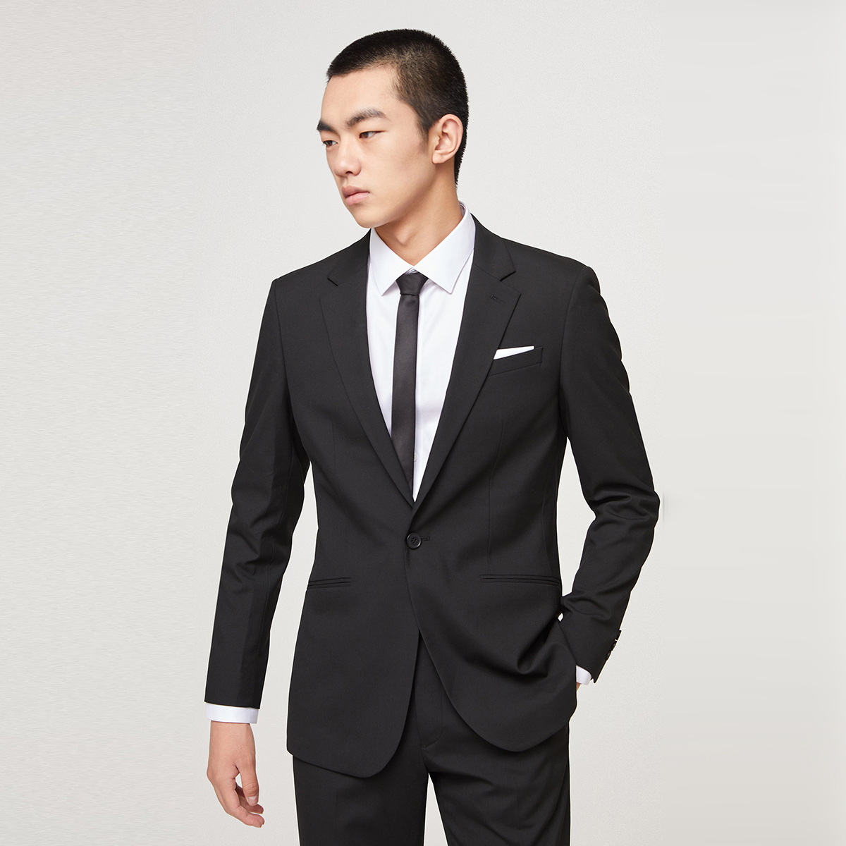 纯色商务正装西装外套SELECTED