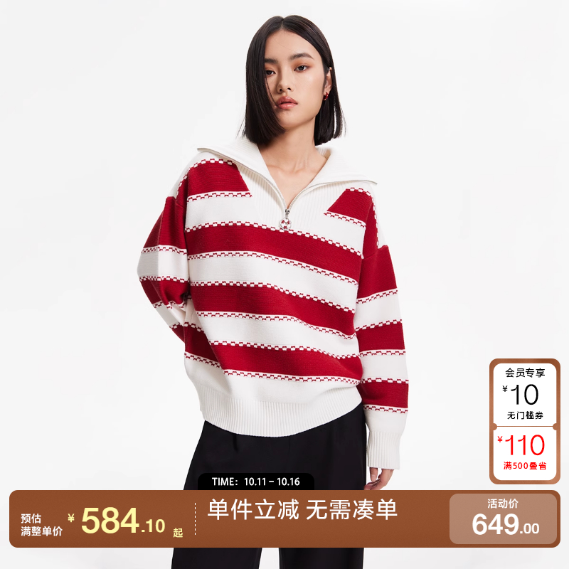 针织衫绫致衣女长袖VeroModa