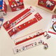 悦木HELLOKITTY亚克力带挂件15cm直尺中小学生文具用品卡通KT尺子