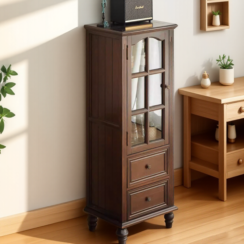 美式实木酒柜家具现代简约餐边柜单门柜欧式柜客厅靠墙轻奢小酒柜,住宅家具,餐桌椅+酒柜,淘宝优惠券,粉丝福利购,淘宝优惠卷