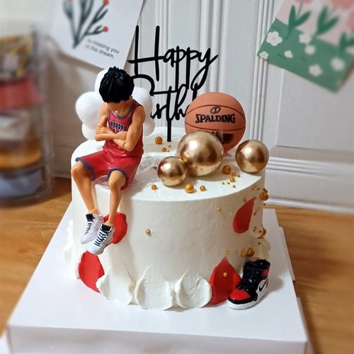 灌篮高手坐樱木花道生日蛋糕摆件