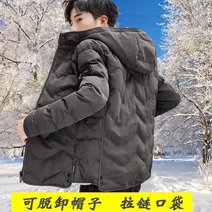 2022冬季新款男士棉衣短款衣服外套棉服潮流帅气袄子秋冬羽绒棉袄