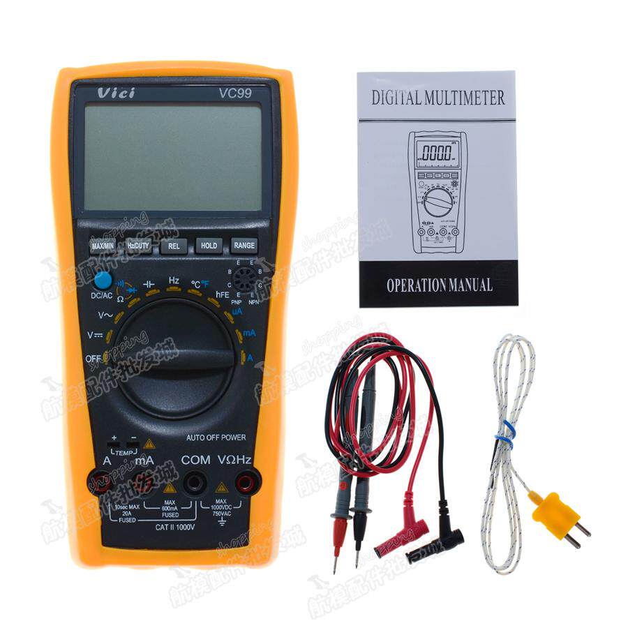VICHY 维希特 VC99 3 6/7位自动量程数字万用表 万能表 温度功能在类目 五金/工具, 仪器仪表, 万用表中 - 来自Buy2taobao.com提供专业的淘宝代购服务