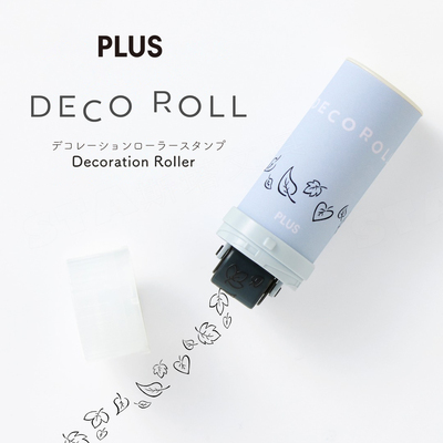 日本PLUS滚轮花边印章防晕染