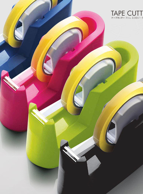 日本索尼克1公斤配重slim紧凑型胶带切割器SONIC大小卷胶带通用桌面胶带切割座防滑稳固单手操作胶带座