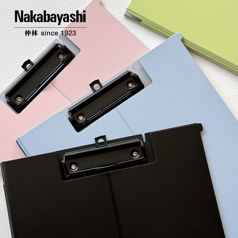 nakabayashi仲林日本文件夹板夹垫板A4写字板立式多功能写字板办公用会议书写夹写字垫板纸夹板子绘图画画板