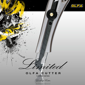 日本OLFA爱利华原装 进口LTD小号美工刀裁纸刀壁纸刀小型刀工具刀拆箱刀雕刻刀剪刀工艺刀自动卡锁美工刀刀片