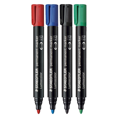 施德楼多表不易褪色油性记号笔