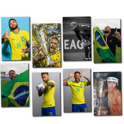 内马尔Neymar小卡贴海报贴纸吧唧照片徽章挂画挂饰日台历