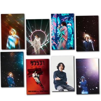 米津玄师八爷Hachi/小卡贴海报贴纸吧唧照片徽章挂画日台历挂饰