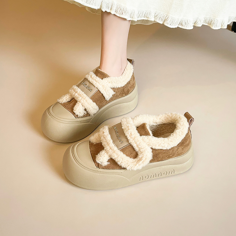 厚底增高5.5cm~加绒保暖棉鞋