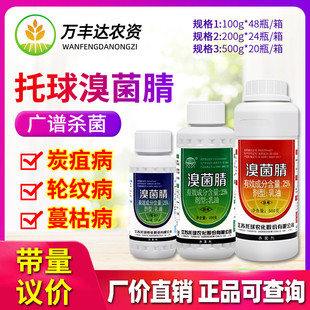 江苏托球炭康炭特灵溴菌腈草莓辣椒苹果葡萄西瓜炭疽黑星病杀菌剂