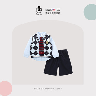 DBkyer女童套装学院风校园中小学生制服班服女孩大童少女春装新款