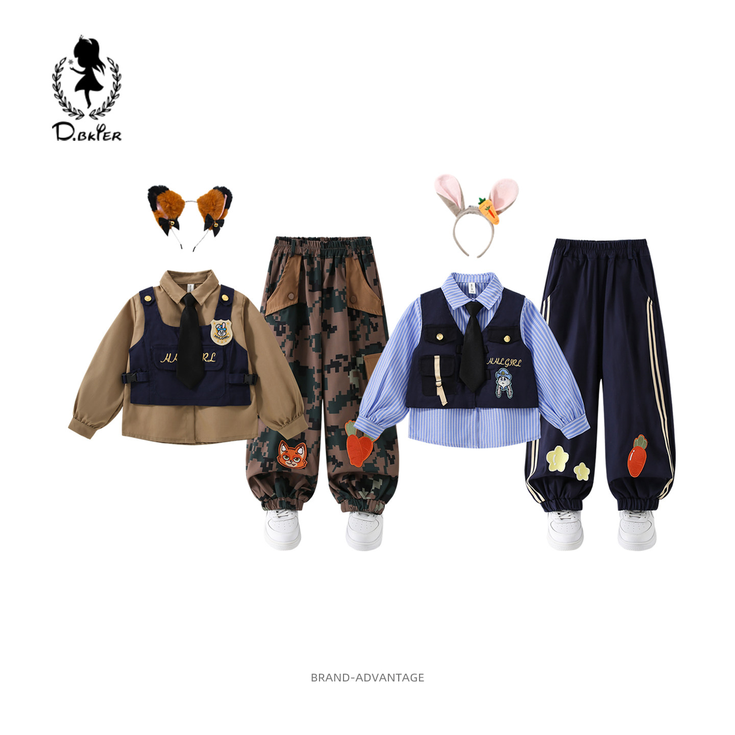 DBkyer疯狂动物城服装女童套装