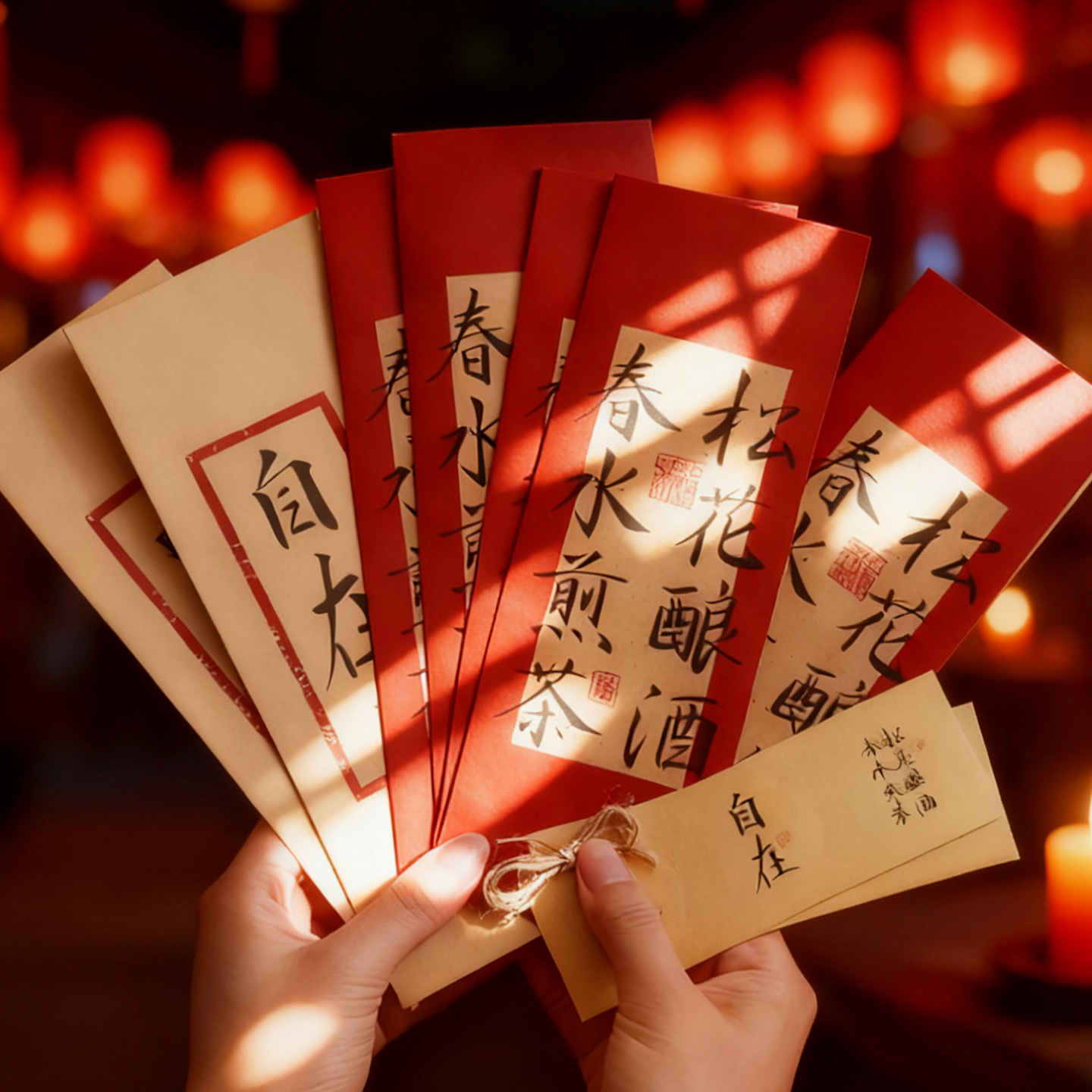 人间祈愿古风信封信纸