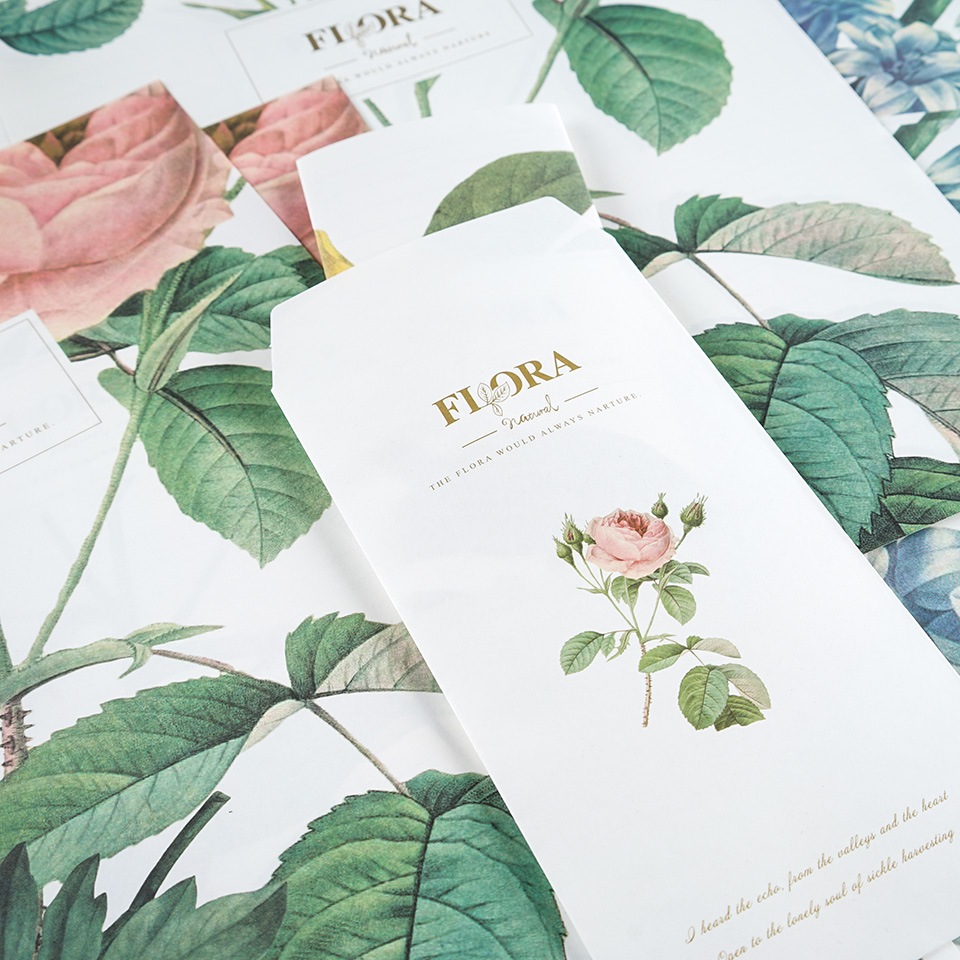 Flora»¨¶äÐÅ·âÐÅÖ½Ì××° ÎÄÒÕÇåÐÂÏÊ»¨ÇéÊé±í°×ÊéдÐÅÖ½/°×ÌÇÔÓ»õ