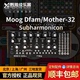 DFAM Mother Subharmonicon 半模块合成器 野雅绫 MOOG