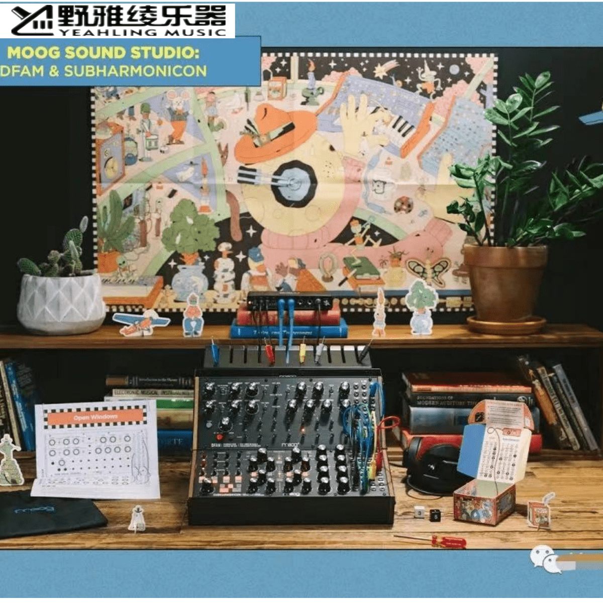 【野雅绫】现货MOOG Sound Studio半模块模拟合成器套装货