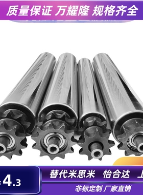 QCH21 22-D50 60 76 80 89-W250-t1.5怡合达双链轮型动力输送滚筒