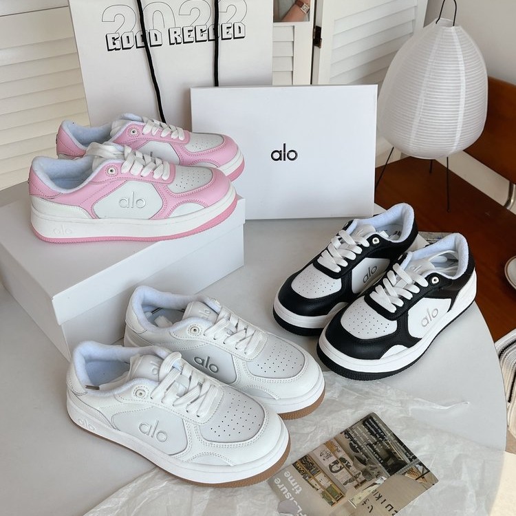 经典ALO板鞋肯豆Jisoo智秀同款休闲运动小白鞋0685