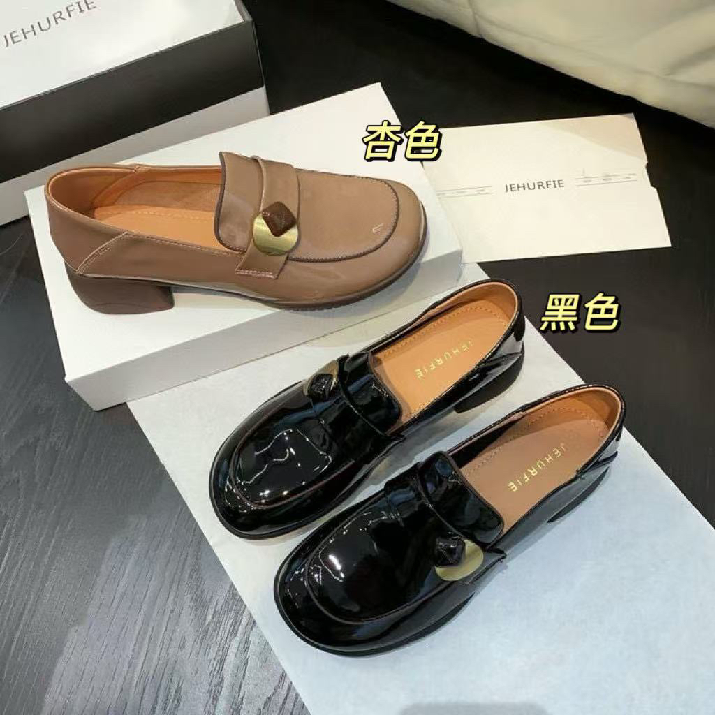 JEHURFIE纪华菲AB25118-阿尔法运动乐福鞋女鞋单鞋