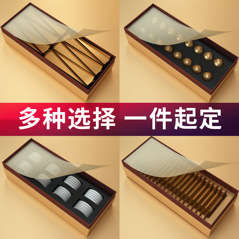 礼盒商标logo印制饼干茶白茶高档包装摆泡龙珠小圆饼大红袍岩空盒