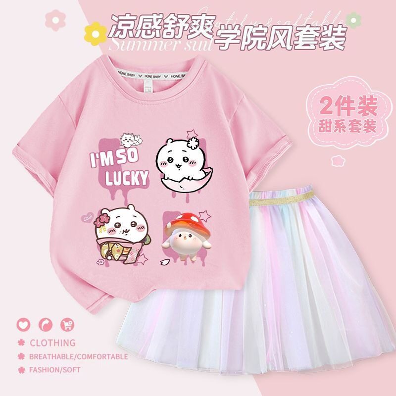 休闲100%棉夏季吉伊卡哇儿套装