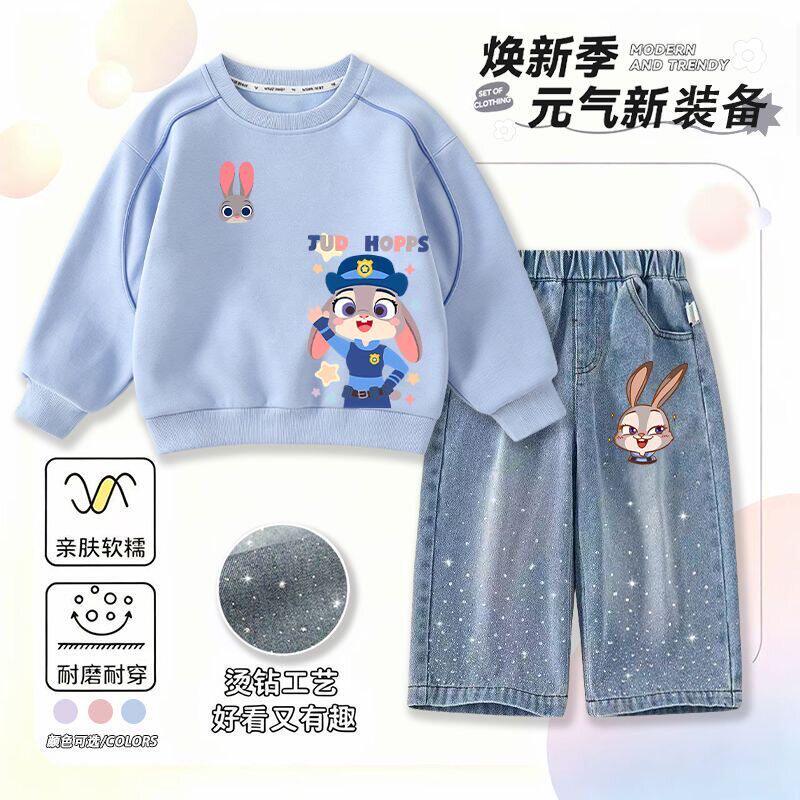 休闲夏季疯狂动物城朱迪女套装