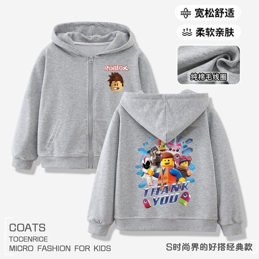 常规夏季连帽卡通游戏普通外套