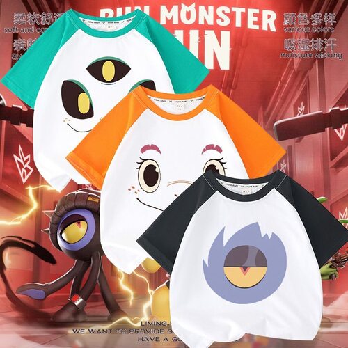 休闲短袖RunmonsterrunT恤