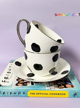 我为美剧狂 Friends老友记同款超大骨瓷马克杯奶牛升级(不可微波)