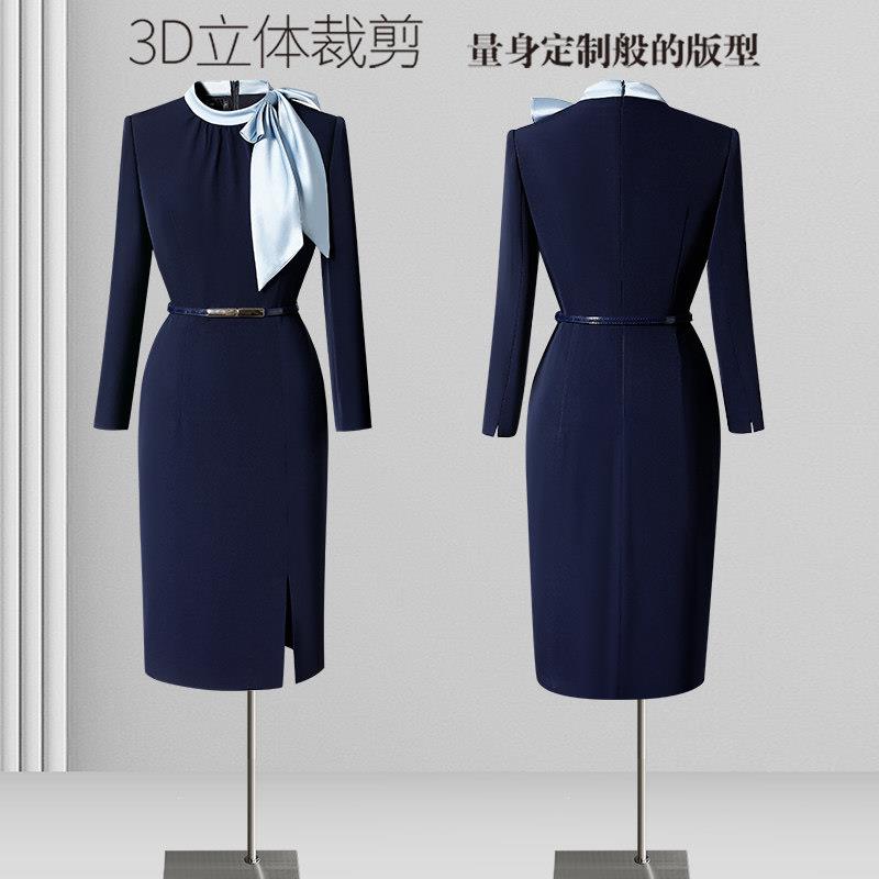 春秋职业洋装女气质女神范空姐礼物仪接待工装案场客服前台工作服