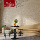客厅卧室背景墙墙纸非自粘2025新款 美式 复古奶咖色无纺布壁纸法式