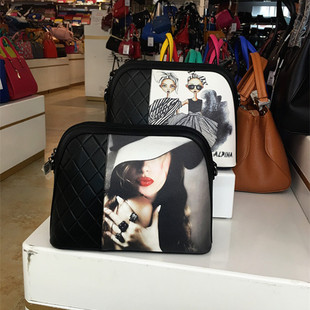 阿尔皮纳袋鼠女包专柜正品贝壳包百搭单肩包女孩图案包BKJ02161