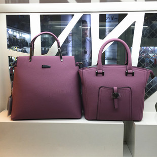 阿尔皮纳袋鼠女包正品时尚手提包小清新饺子包紫色单肩包BKJ00872