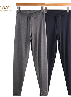 凯撒内衣Caser女羊绒腰蕾丝双层保暖裤打底裤棉裤B83-3166有加肥