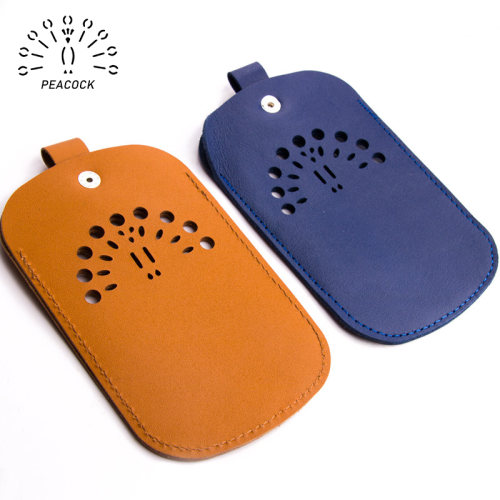 孔雀怀炉皮套牛皮保温套保护套