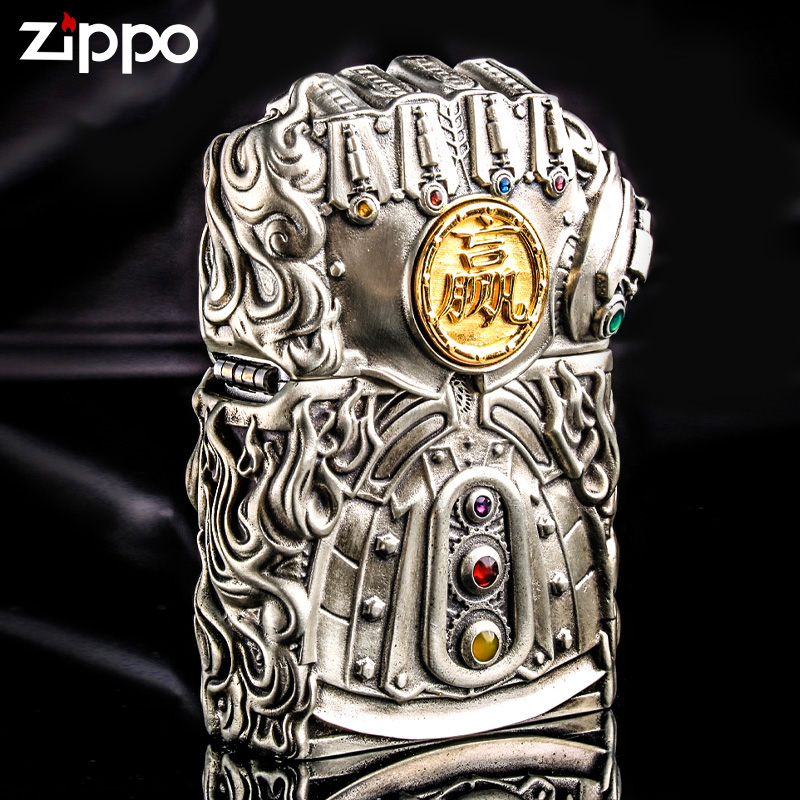 zippo打火机星空宝石手套原装正品进口煤油火石防风送男友