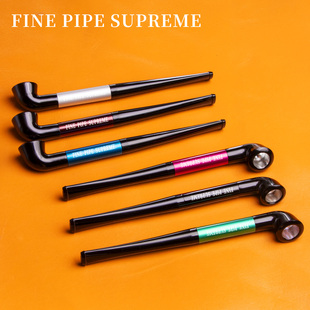 日本进口Fine PipeSupreme烟斗烟杆旱烟两用一口香精品小斗带滤嘴