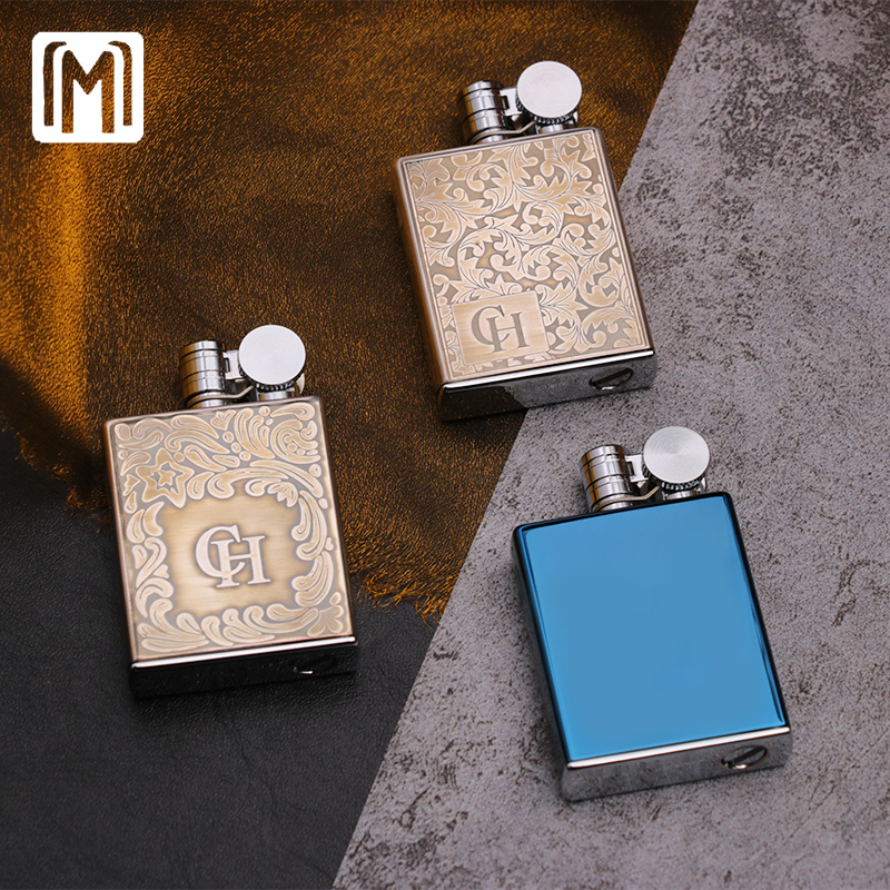 日本正品Marvelous玛乐思打火机定制唐草复古煤油个性送男友礼物