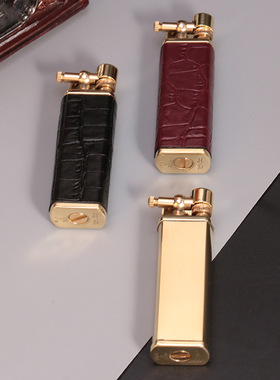 日本正版tsubota pearl坪田抬臂打火机黄铜复古煤油火石