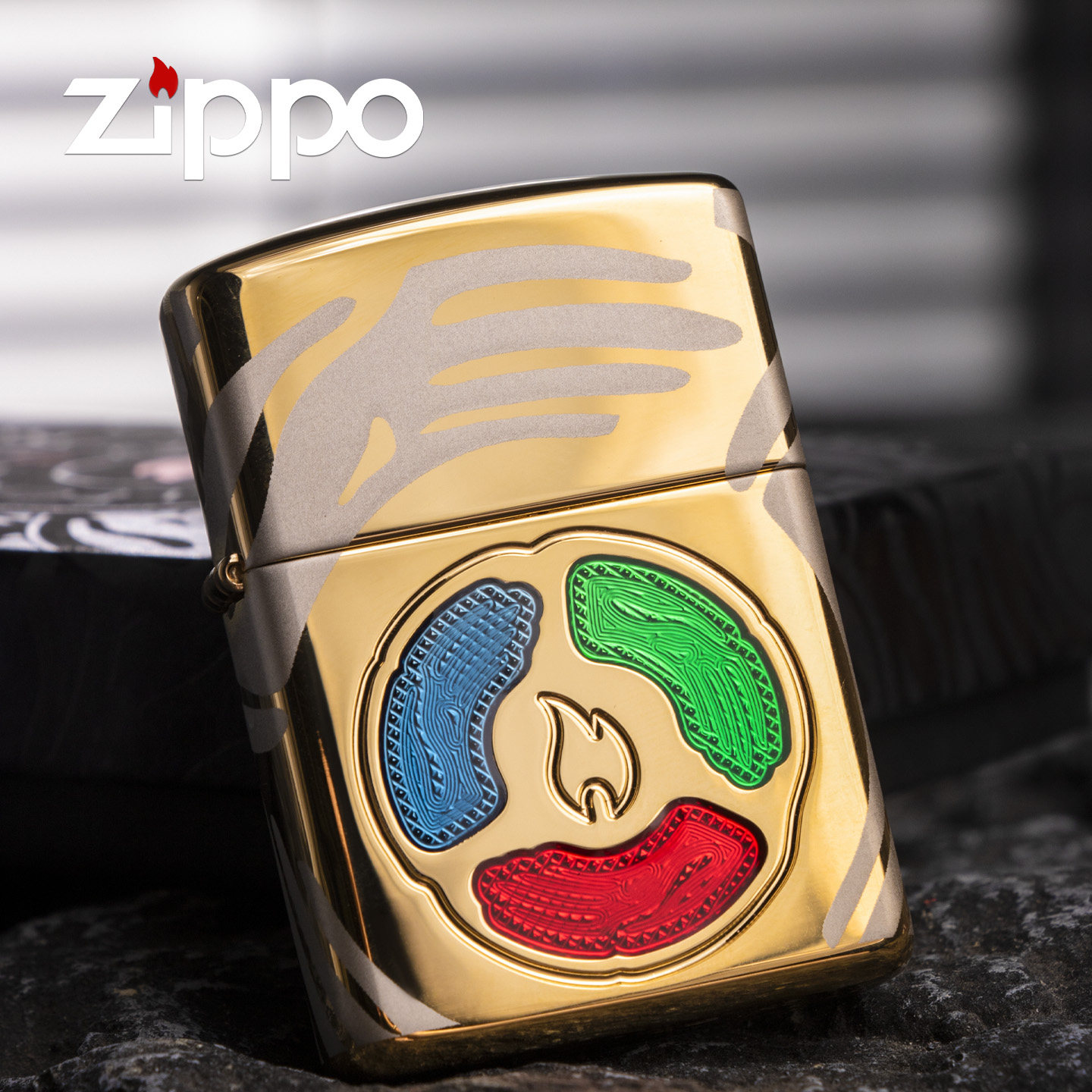 zippo打火机正品官方三元合一煤油黄铜防风25年度限量七夕送礼物